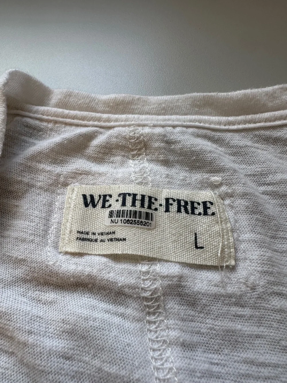 Free People x We The Free Sylvie Tee in Ivory | Size Large - Picture 7 of 12